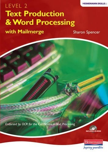 Heinemann Text Production Word Processing with Mail Merge Level 2 Student Pack
