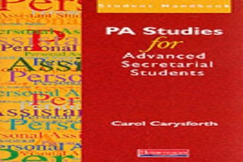 PA Studies for Advanced Secretarial Students