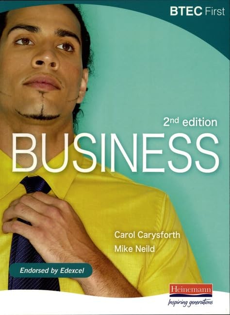 BTEC First Business Student Book