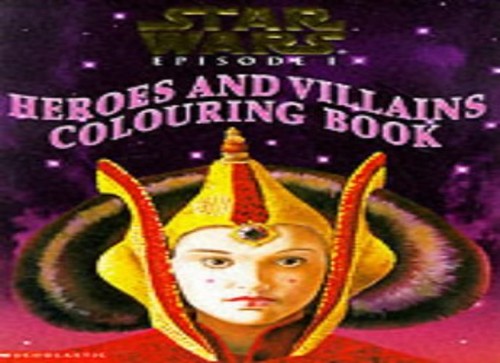 Heroes and Villains Colouring Books