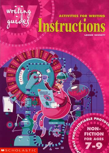 Activities for Writing Instructions 7-9