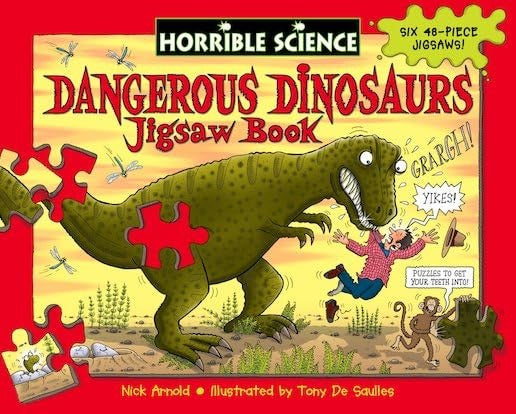 Horrible Science: Dangerous Dinosaurs Jigsaw Book