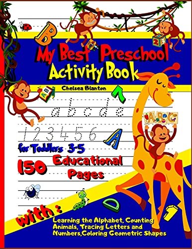 My Best Preschool Activity Book for Toddlers 3-5