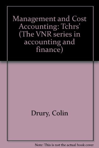 Management and Cost Accounting