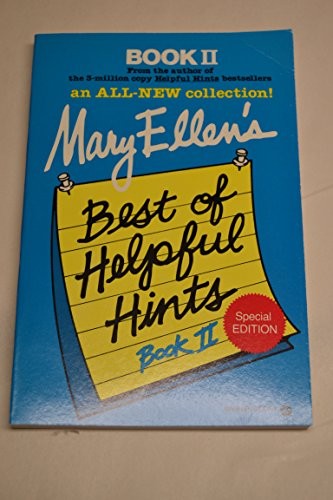 Mary Ellen's Best of Helpful Hints