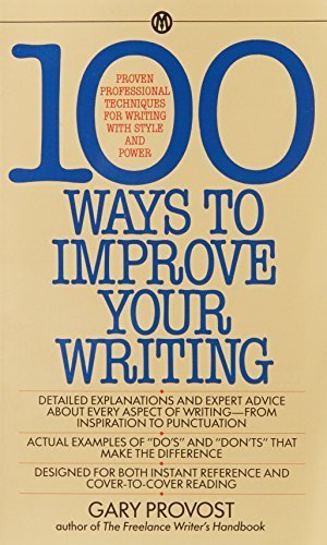 Provost Gary : 100 Ways to Improve Your Writing