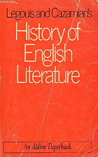 History of English Literature (Aldine Paperbacks)
