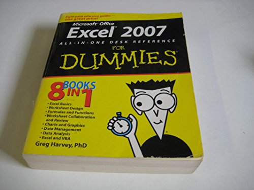 Excel 2007 All-In-One Desk Reference For Dummies