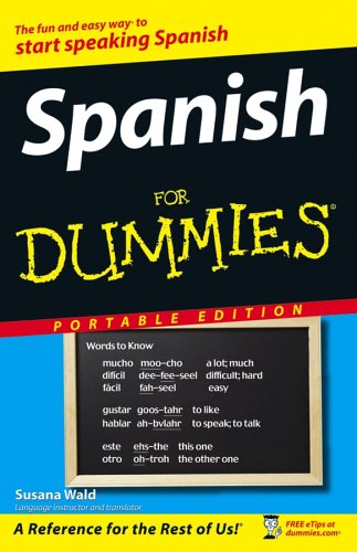 Spanish for Dummies, Portable Edition Wal-mart Custom