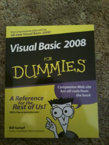 Visual Basic 2008 For Dummies