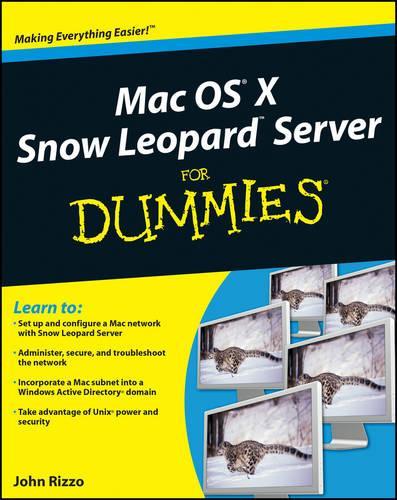 Mac OS X Snow Leopard Server For Dummies