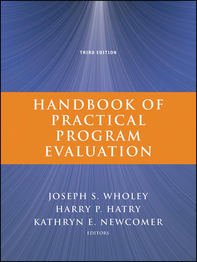 Handbook of Practical Program Evaluation