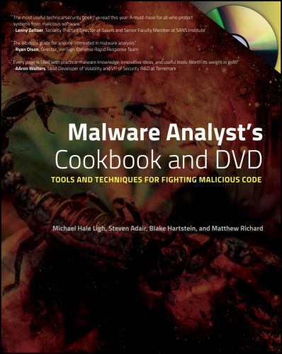 Malware Analyst's Cookbook and DVD