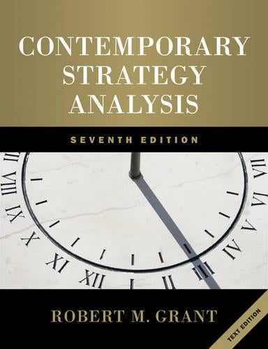Contemporary Strategy Analysis