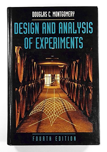 Design and Analysis of Experiments