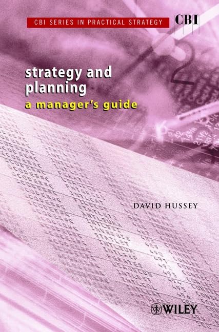Strategy and Planning
