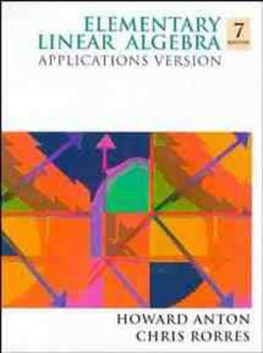 Elementary Linear Algebra