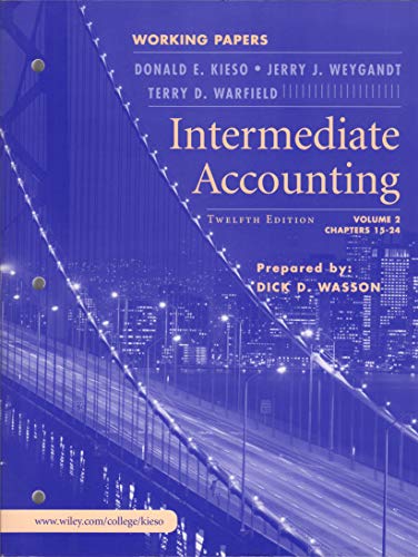 Intermediate Accounting