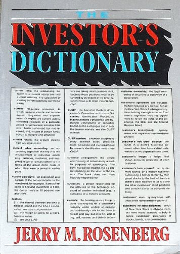 The Investor's Dictionary