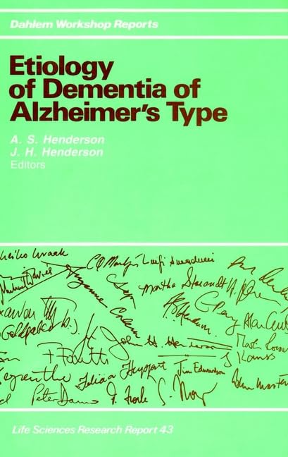 Aetiology of Dementia of Alzheimer's Type
