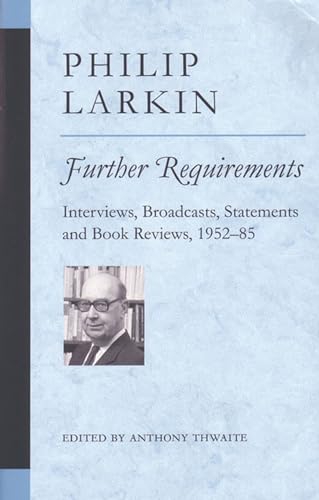 Further Requirements