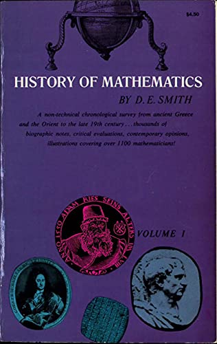 History of Mathematics: General Survey of the History of Elementary Mathematics v. 1