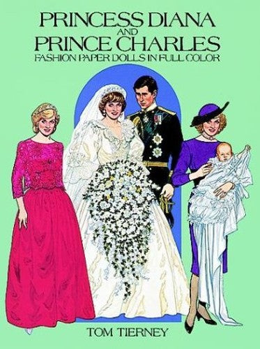 Princess Diana and Prince Charles Fashion Paper Dolls