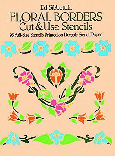 Floral Borders Cut & Use Stencils