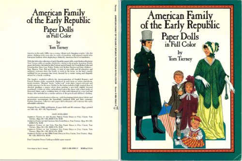 American Family of the Early Republic Paper Dolls in Full Colour