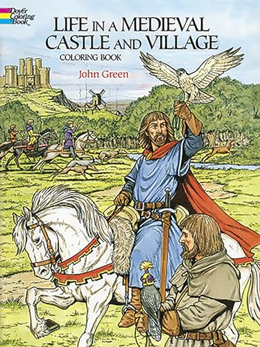 Life in a Medieval Castle Coloring Book