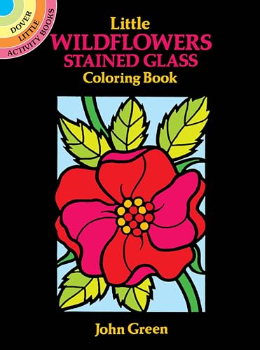 Little Wildflowers Stained Glass Coloring Book