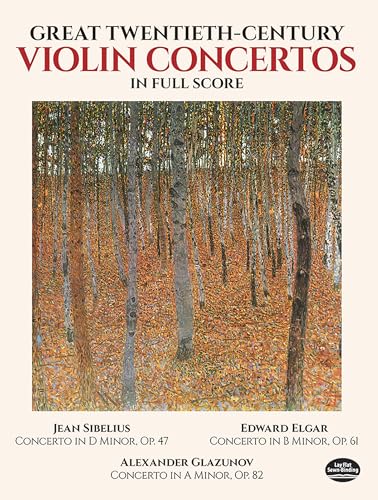 Great 20th-Century Violin Concertos in Full Score
