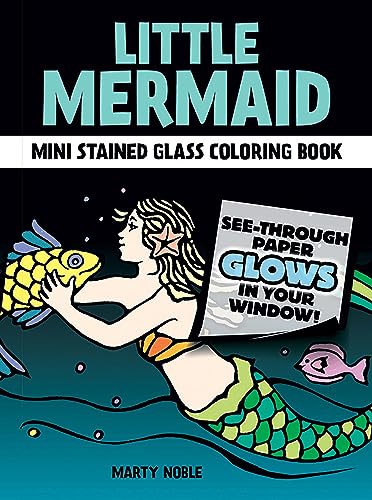 Little Mermaid Stained Glass Coloring Book