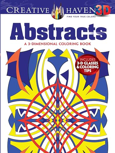 Creative Haven 3-D Abstracts Coloring Book
