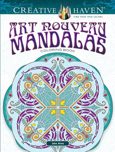 Creative Haven Art Nouveau Mandalas Coloring Book