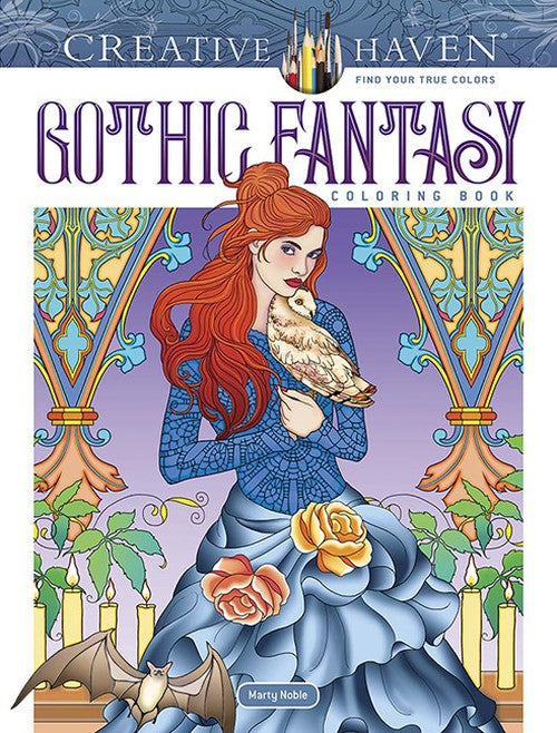 Creative Haven Gothic Fantasy Coloring Book