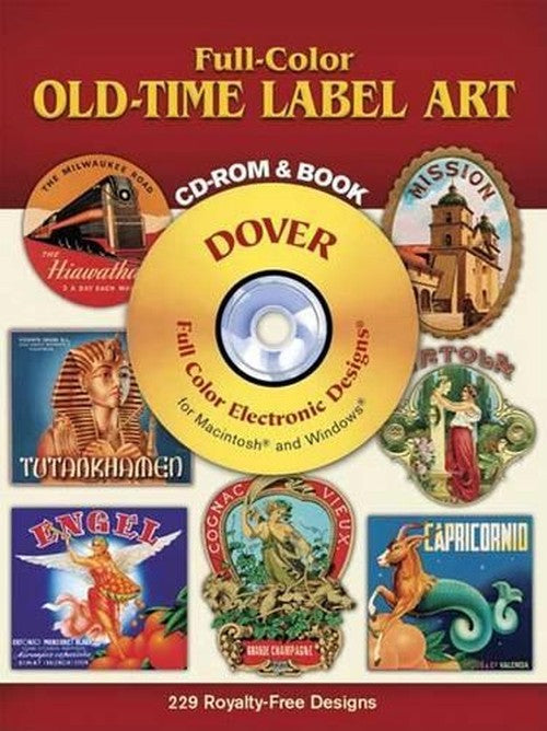 Full-Color Old-Time Label Art CD-Ro