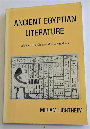 Ancient Egyptian Literature, Volume I