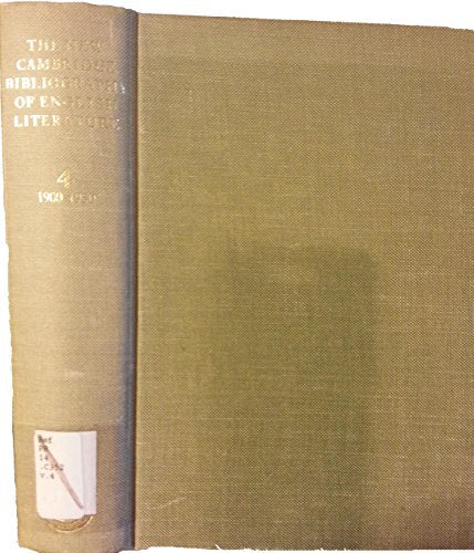 The New Cambridge Bibliography of English Literature: Volume 4, 1900-1950