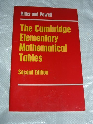 The Cambridge Elementary Mathematical Tables