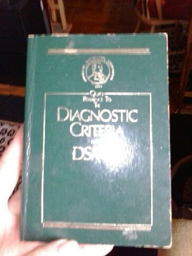 Apa Quick Reference to Dsm Iii R