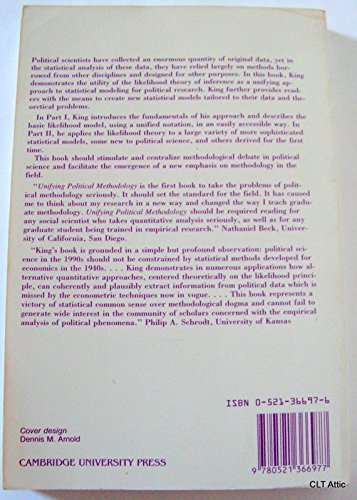 Unifying Political Methodology