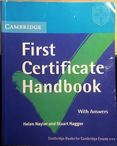 Cambridge First Certificate Handbook with Answers