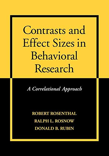Contrasts and Effect Sizes in Behavioral Research