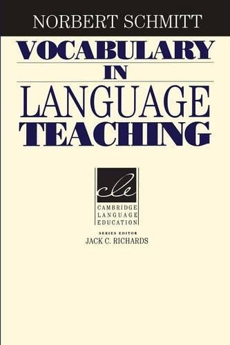 Vocabulary in Language Teaching