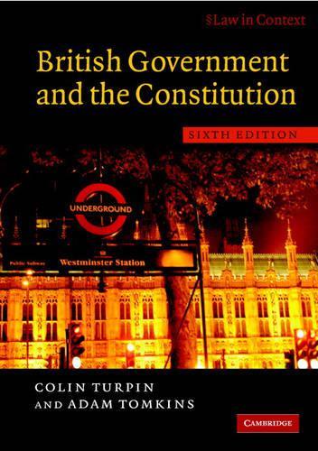 British Government and the Constitution