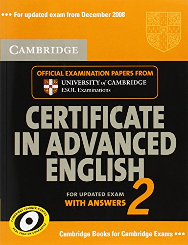 Cambridge Certificate in Advanced English 2 for Updated Exam Student's Book with answers