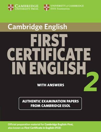 Cambridge First Certificate in English 2 for Updated Exam Student's Book with answers