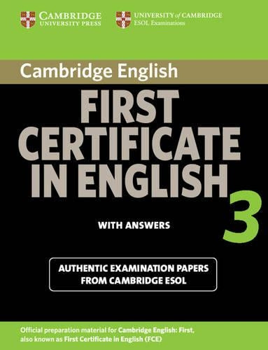 Cambridge First Certificate in English 3 for Updated Exam Student's Book with answers