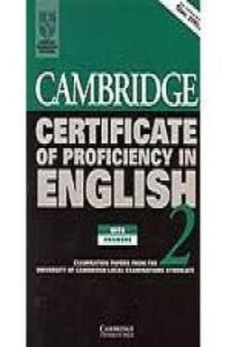 Cambridge Certificate of Proficiency in English 2 Student's Book with Answers